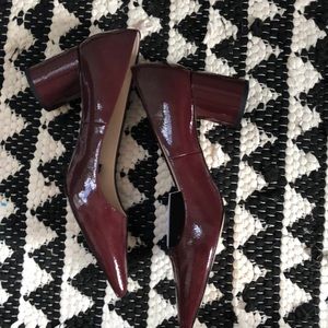 NWT zara patent heels